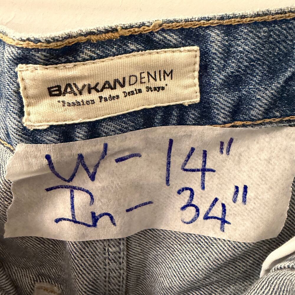 NWOT BAYKAN Denim Jeans WideLeg Size 28 - Picture 5 of 7